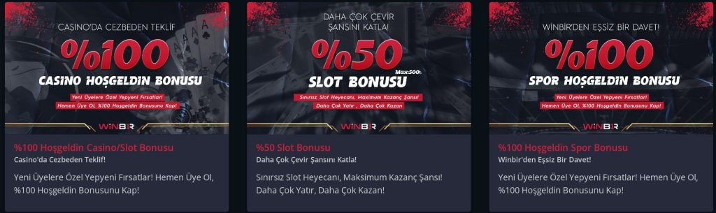 winbir bonus talep
