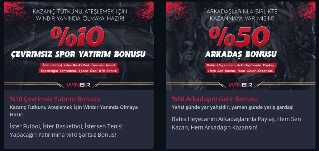 winbir spor bonusları